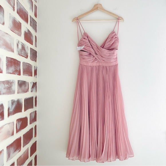 fame and partners wrapped pleated dress FAME AND PARTNERS MAXI DRESS VALENCIA PLEATED UK10/EUR38/US6